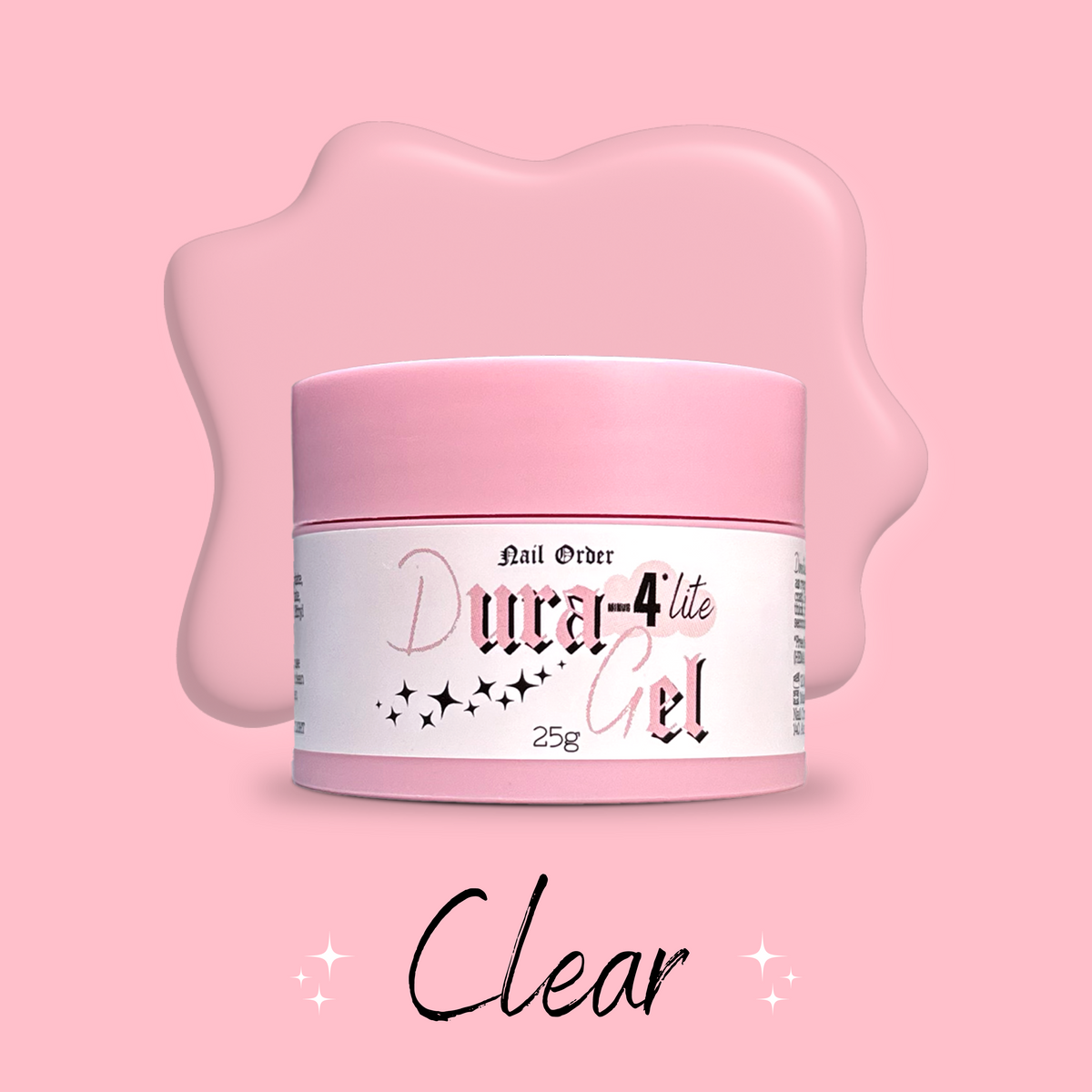 Dura Gel Lite Hard Gel Clear 25g (-4 HEMA free)