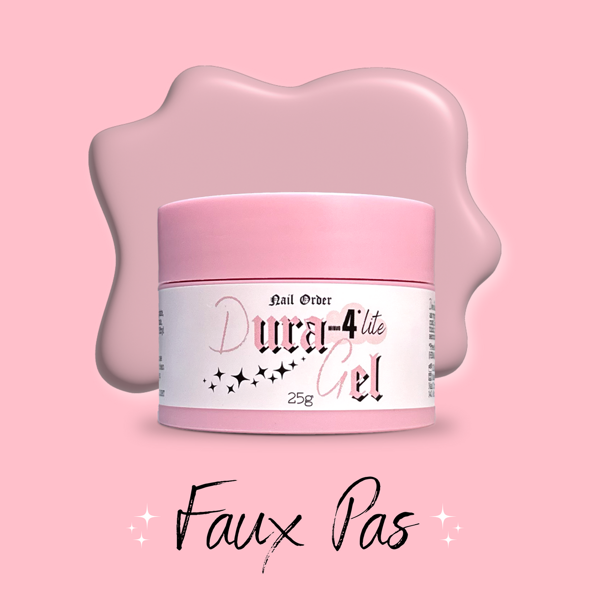 Dura Gel Lite Hard Gel Faux Pas 25g (-4 HEMA free)