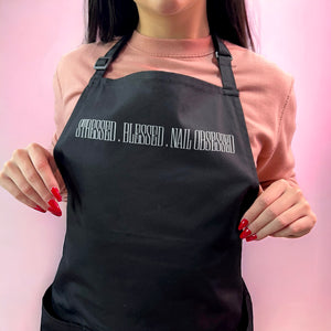 Stressed, Blessed, Nail Obsessed Apron (Short)