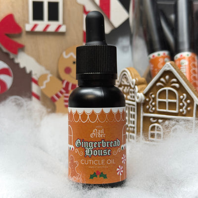 Gingerbread House 30ml Cuticle Oil dropper bottle