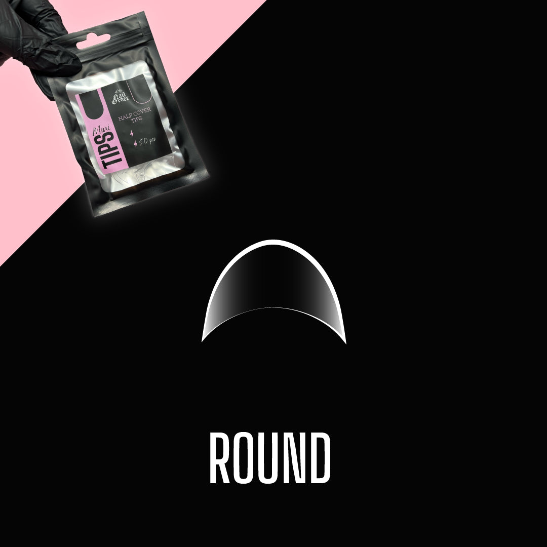 Mini Half Tips - Round - Refill Bag
