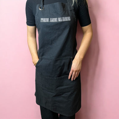 Canvas "Stressed Blessed Nail Obsessed" Apron (2 colours)