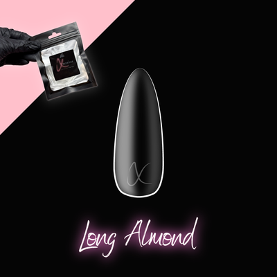 Clear Medium Almond Nachfüllbeutel mit Tipps (50)