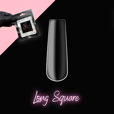 Durchsichtige lange quadratische Nachfüllbeutel mit Spitzen (30)