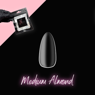 Clear Medium Almond Nachfüllbeutel mit Tipps (50)