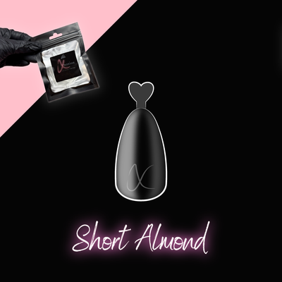 Short Almond With Tabs (NEW STYLE) Refill Bag Of Tips (50)