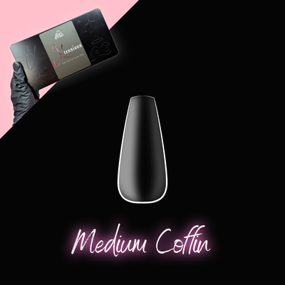 Klare mittlere Sargschachtel mit Tipps