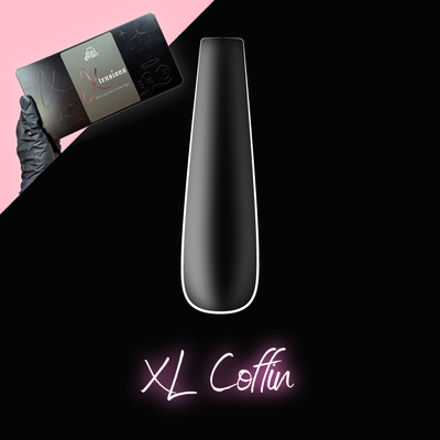 Klare XL-Sargschachtel mit Tipps