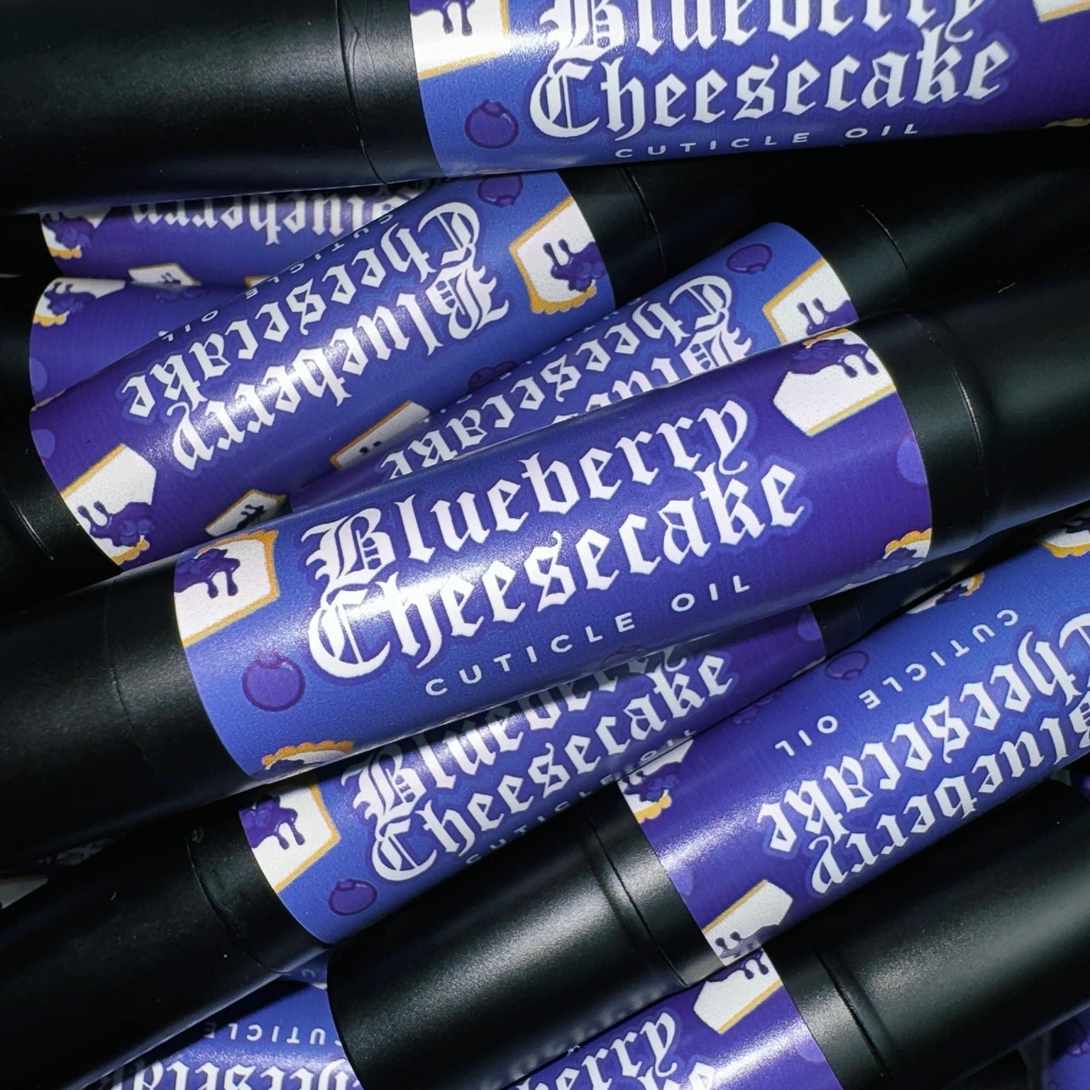 Blueberry Cheesecake 4ml Cuticle Oil (6 Pack) - Cuticle Cream & Oil