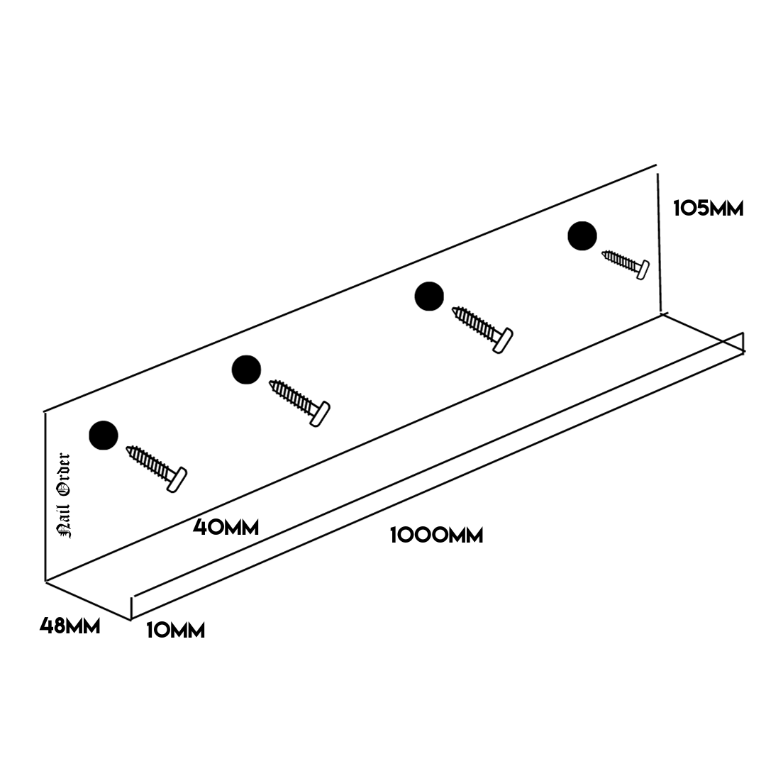 Gel Polish Shelving System (2 sizes and 5 colours)