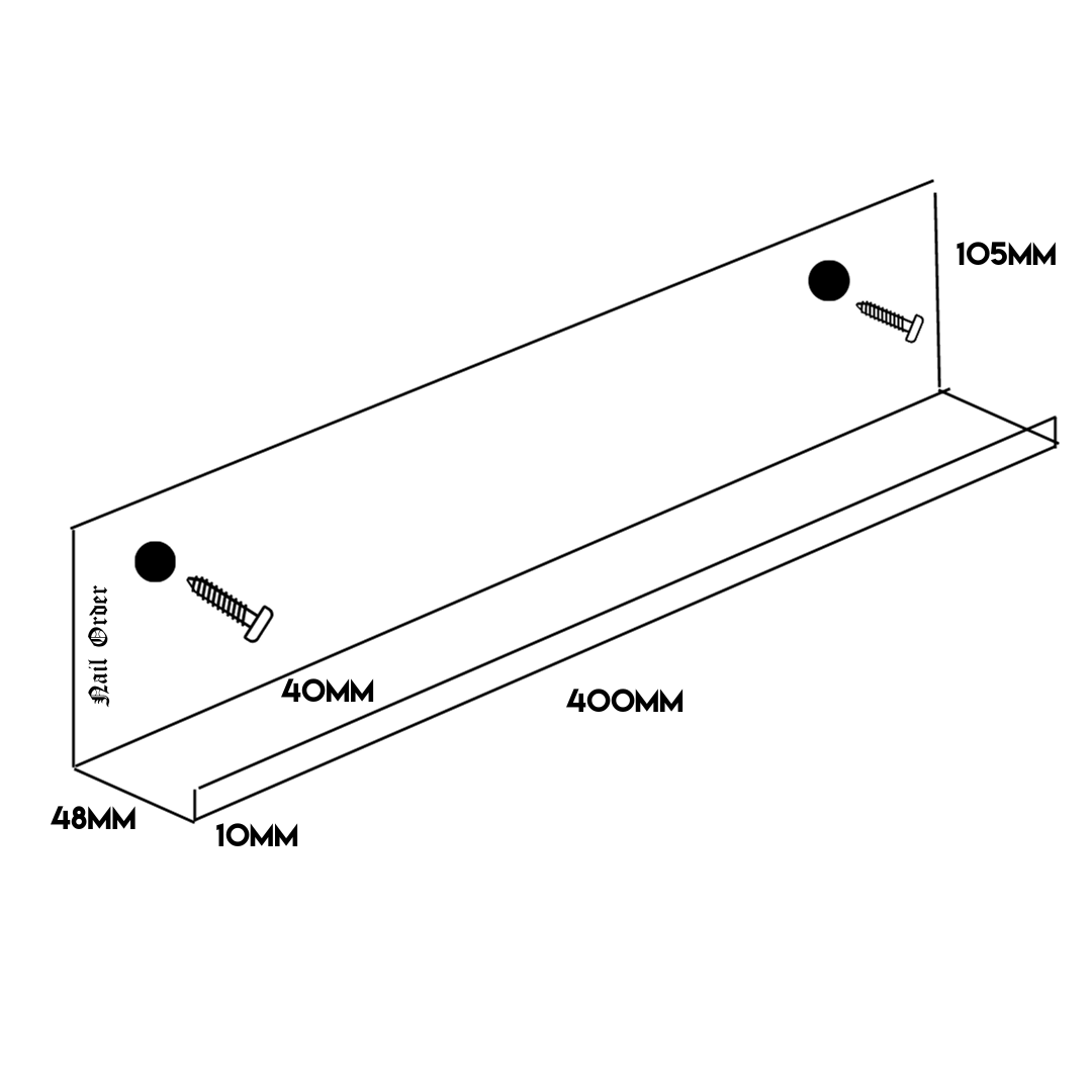 Gel Polish Shelving System (2 sizes and 5 colours)