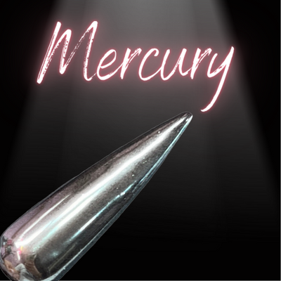 Moon Drops Liquid Chrome (10 colours) - Nail Order 8 Mercury