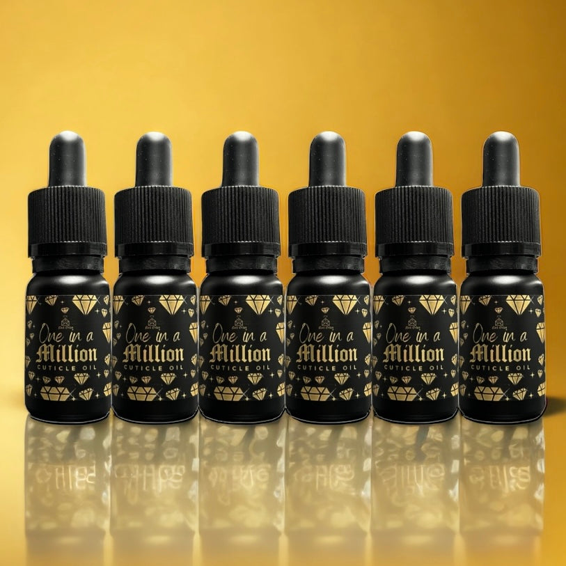 One in a Million 10ml Dropper Bottle Pack of 6 - Cuticle Cream & Oil