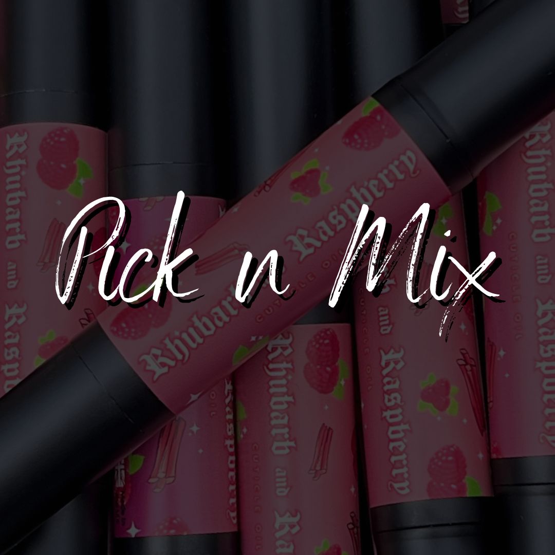 Rhubarb and Raspberry Pick N MIX - Cuticle Cream & Oil