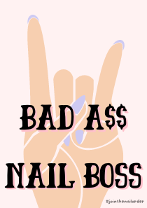 New Style Art Print A4(4 designs) - Nail Order Nail Boss