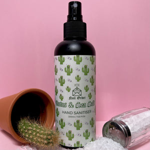 Cactus and Sea Salt Hand Sanitiser/ Multi-purpose Spray 200ml (3 pack) - Nail Order