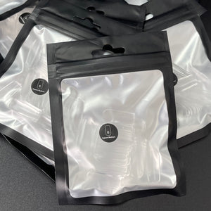 Clear Square Medium Refill Bag of Tips (50) - Nail Order 6