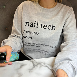 Nail Tech Sweatshirt (4 colours) - Nail Order